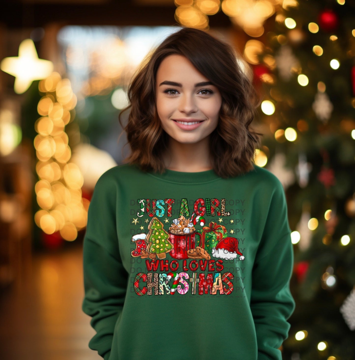 Just A Girl DTF Transfer