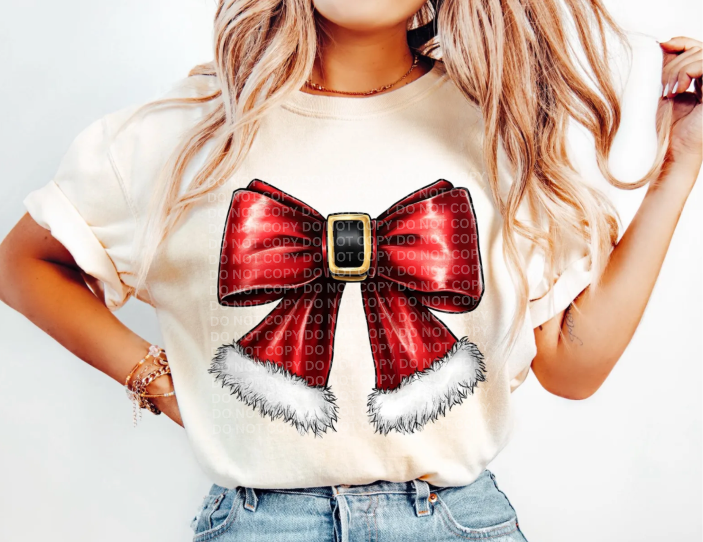 Santa's Belt Bow