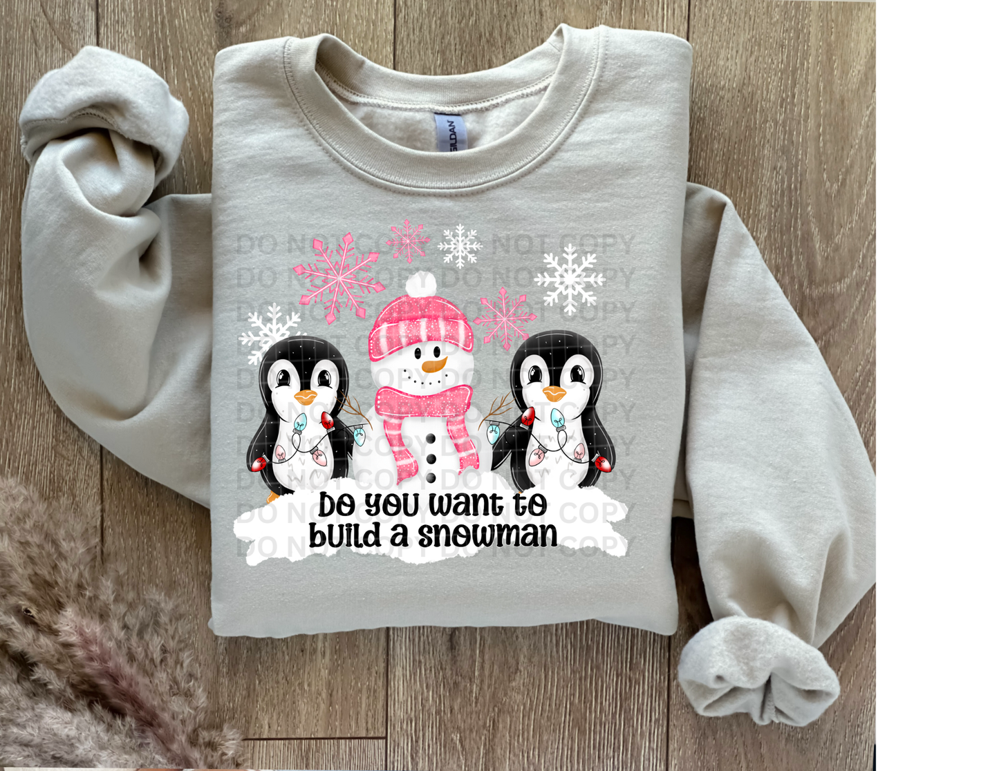 Snowman DTF Transfer