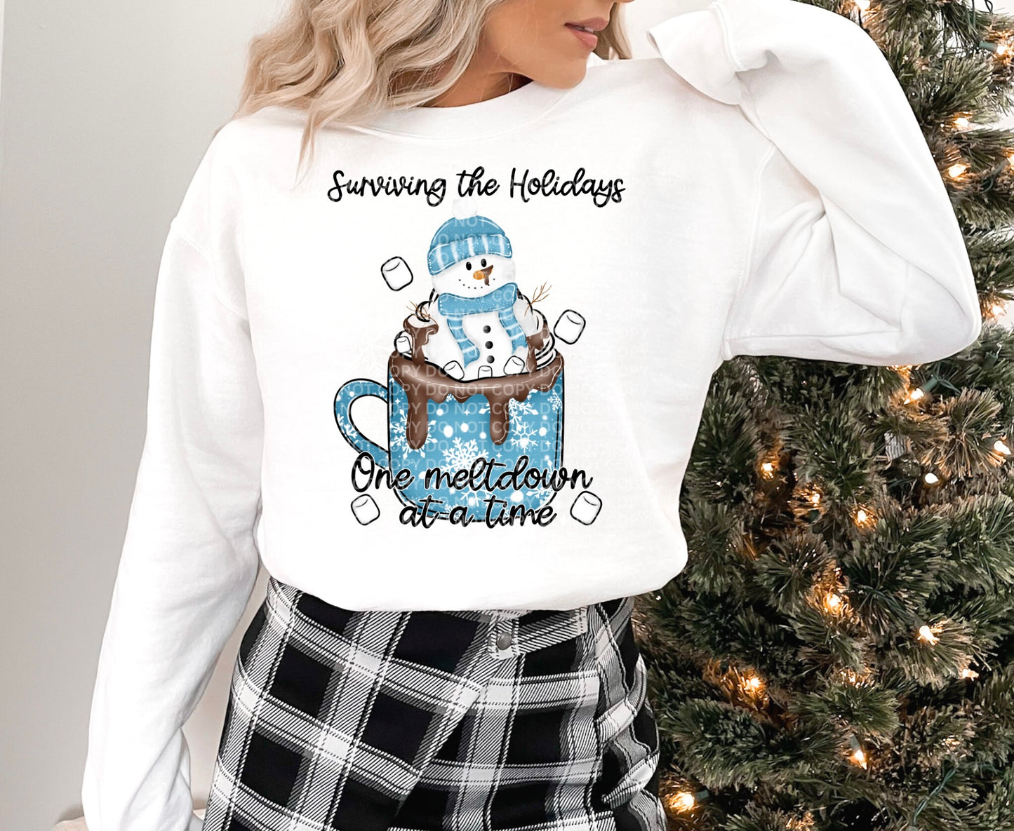 Surviving The Holidays DTF Transfer