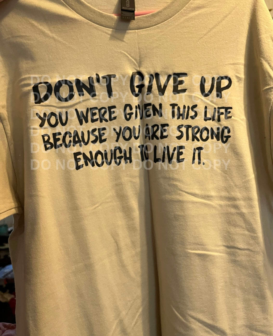 Don't Give Up Shirt - Large
