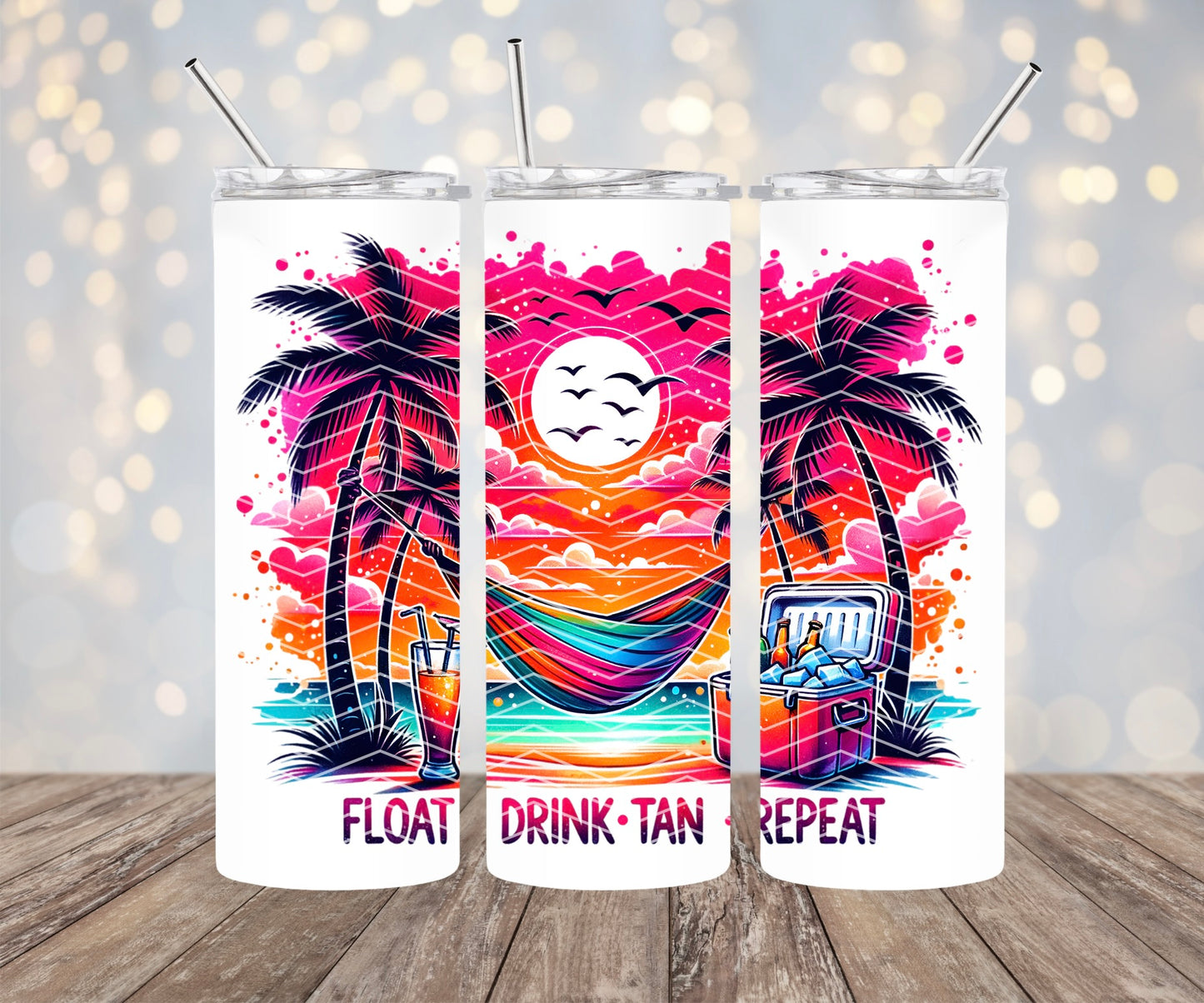 Float Drink Tan Repeat