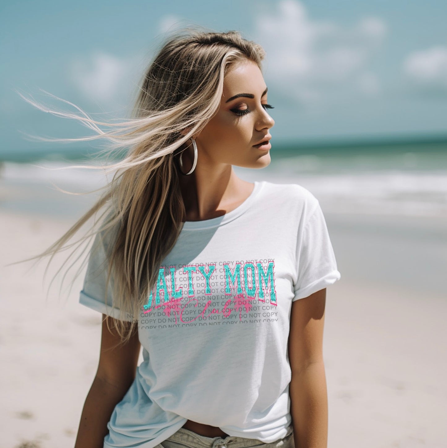 Salty Mom Club DTF Transfer