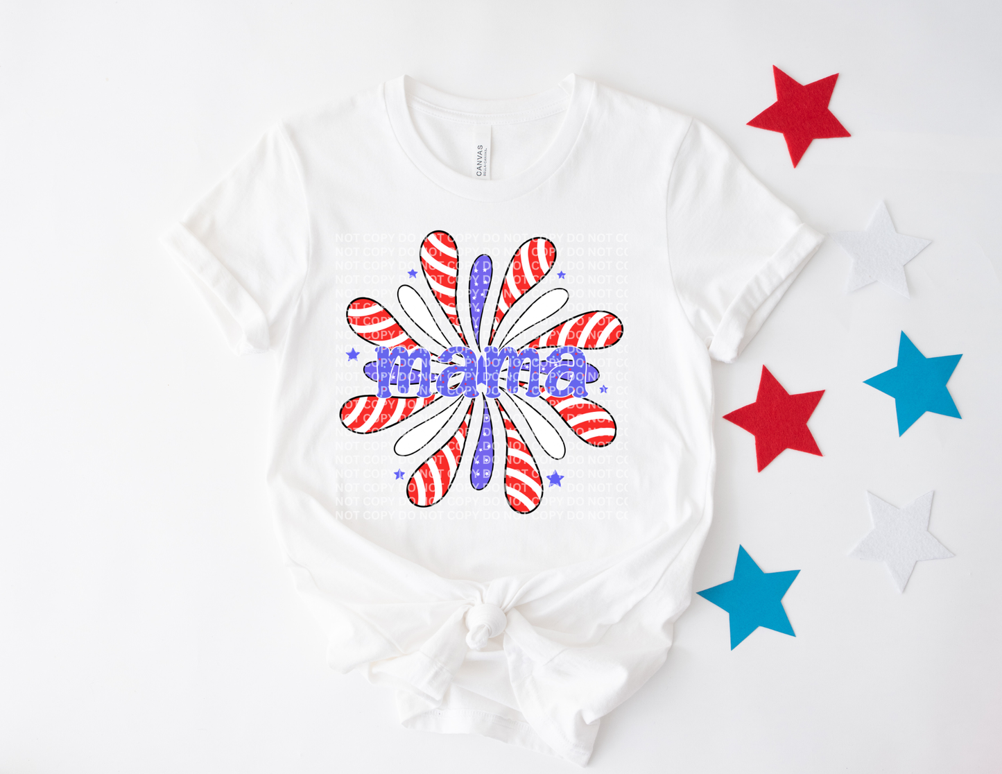 Mama / Mini Firework DTF Transfer