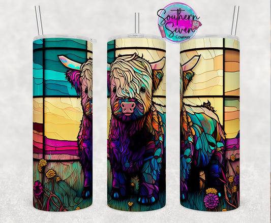 Glass Highland Cow