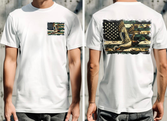 Duck American Flag