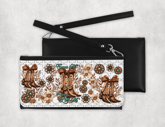 Excuse Me Women's Snap Leather Wallet