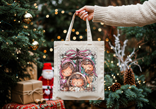 Baby Jesus Canvas Tote