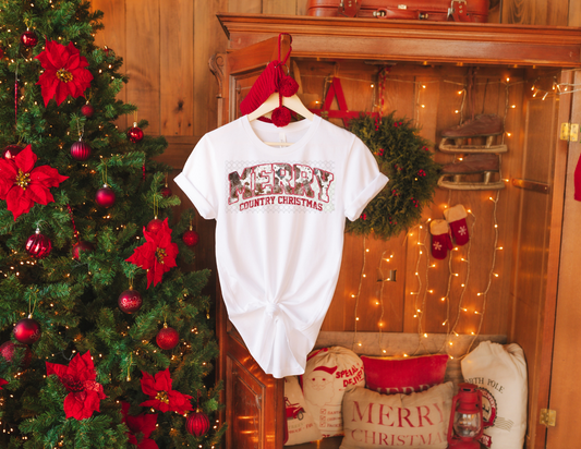 Glitter Merry Country Christmas