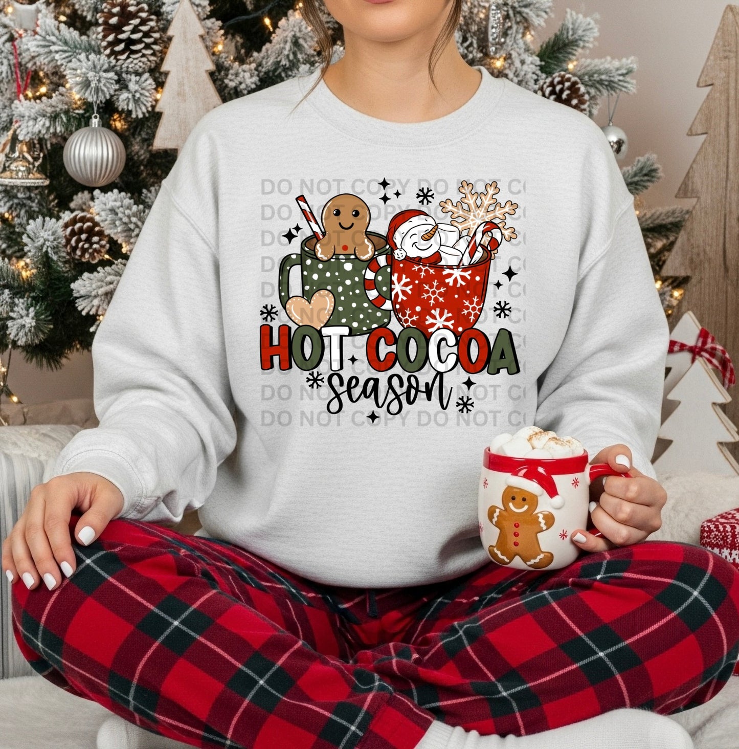 Hot Cocoa Season DTF Transfer