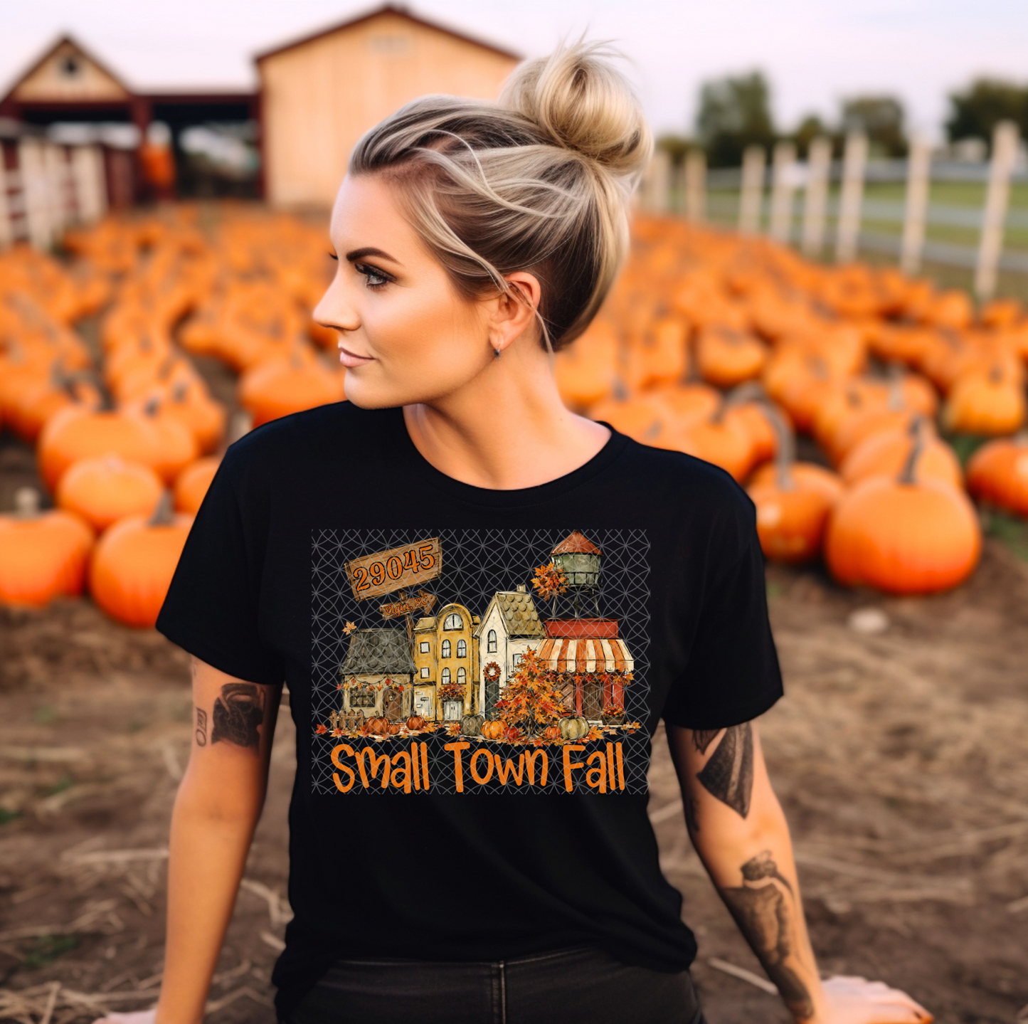 Small Town Fall DTF Transfer