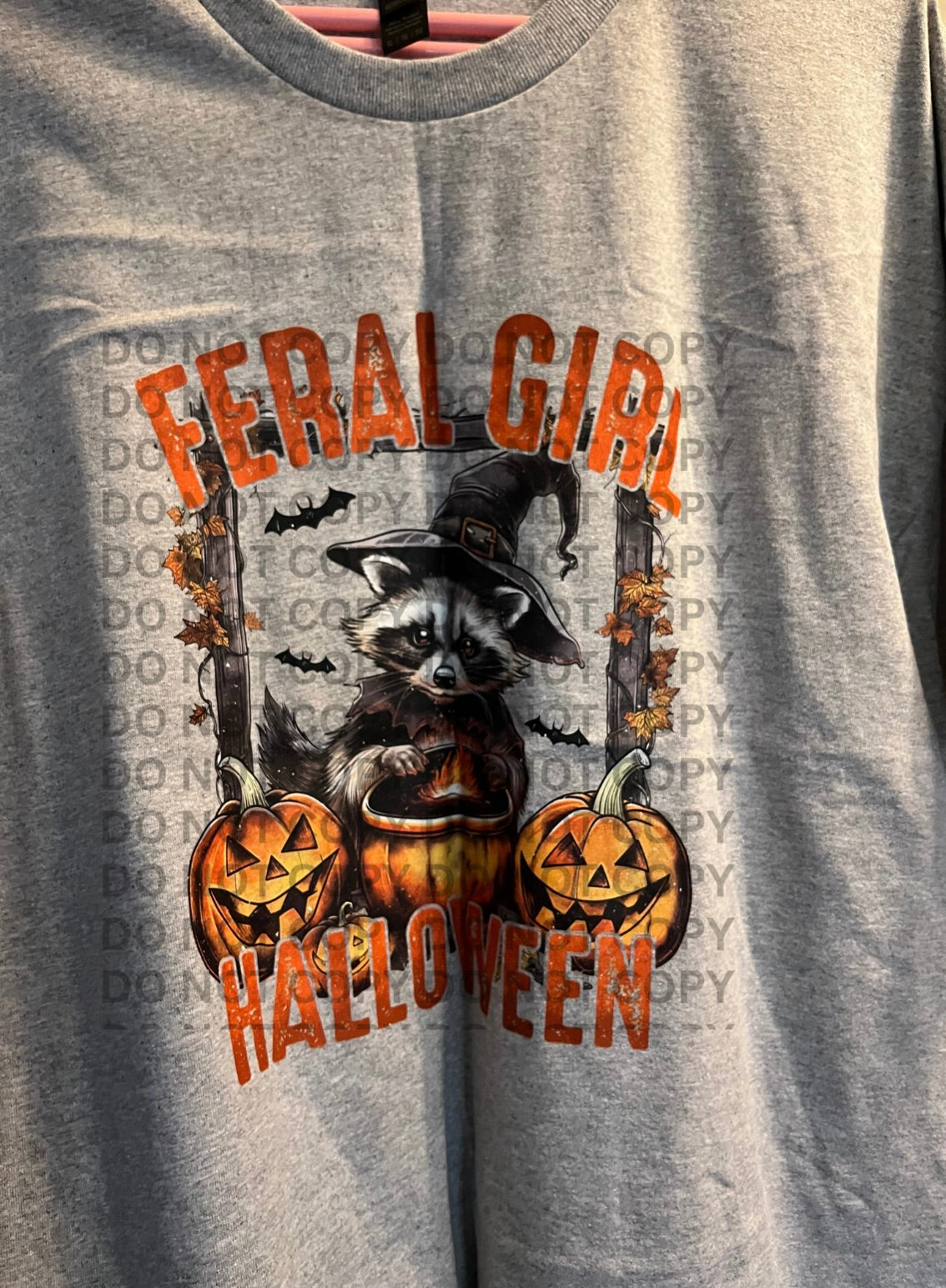 Feral Girl Halloween Shirt - XL