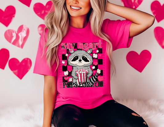 My Heart Pops DTF Transfer
